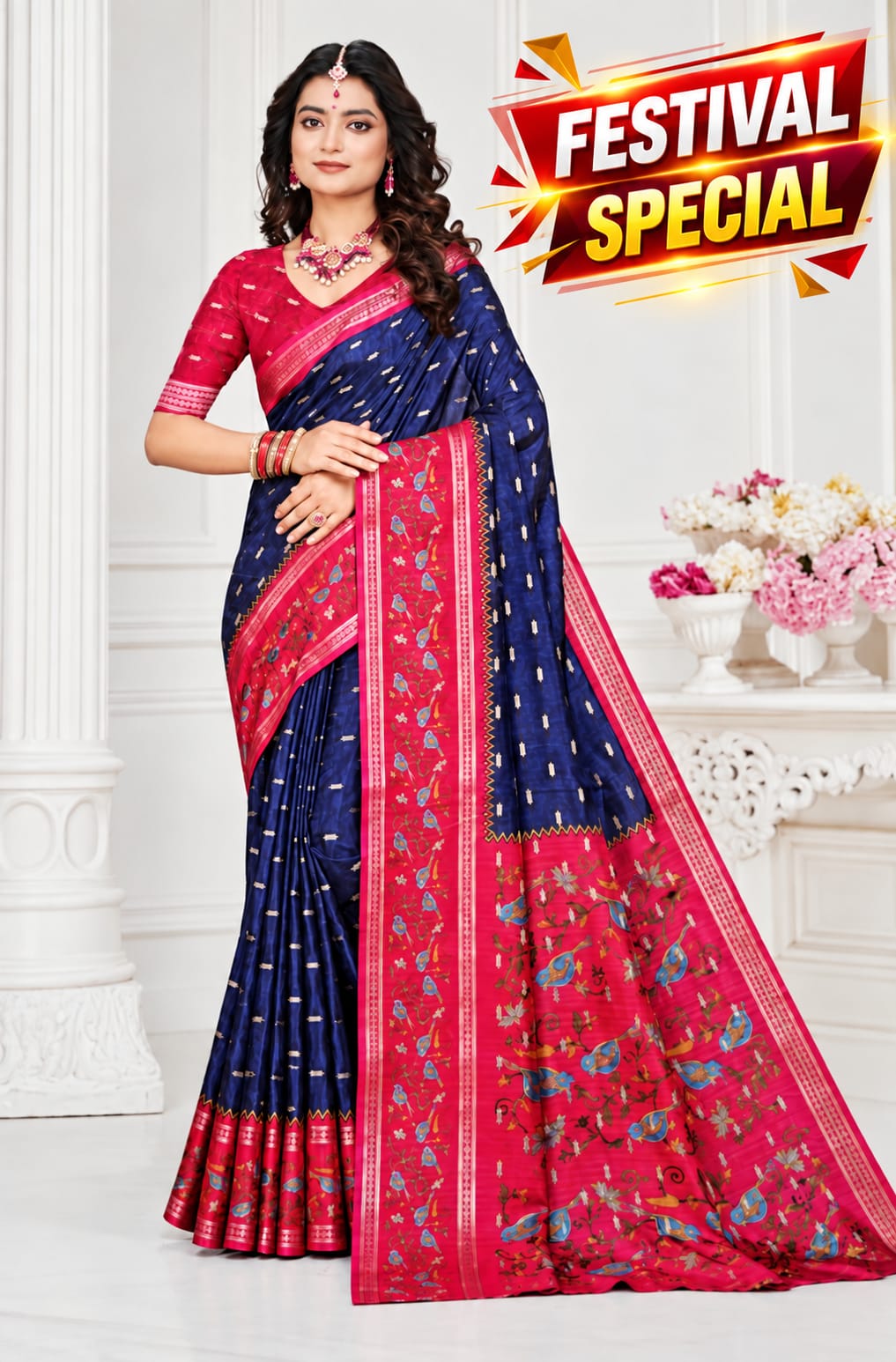 MANNAT SAREES BINNY GOLD