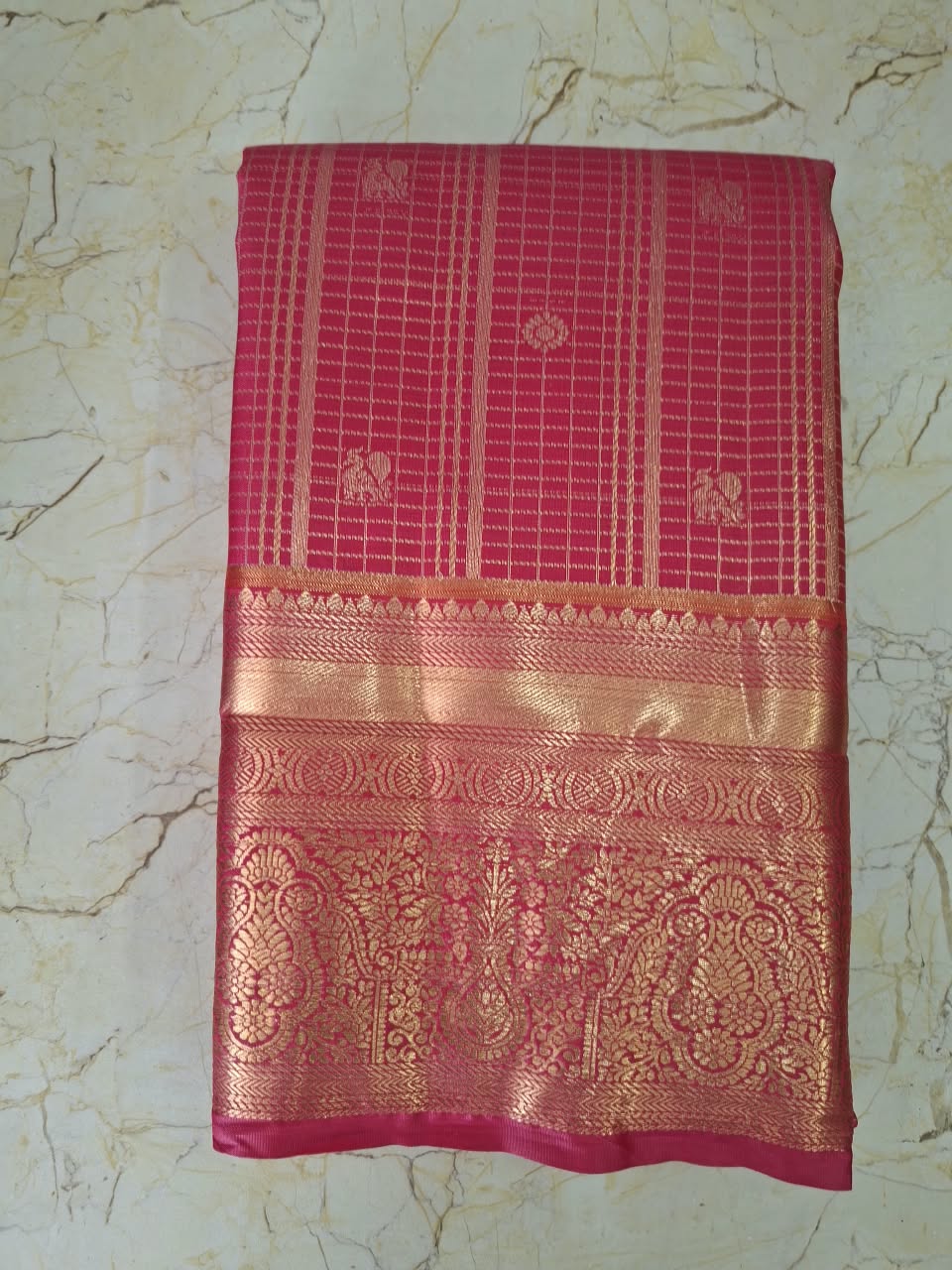 SVS-#06 Dharmavaram Vintage lightweight kanchi pattu Price: ₹1,850/- Only